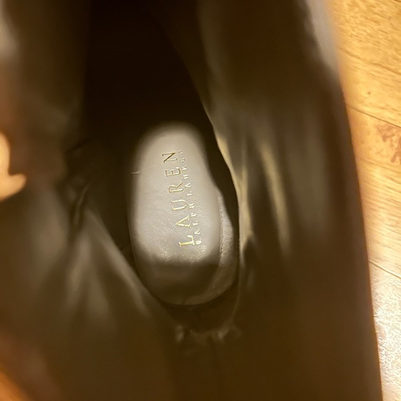 Ralph Lauren unique leather stiletto boots they are so different fabulous - Picture 4 of 15